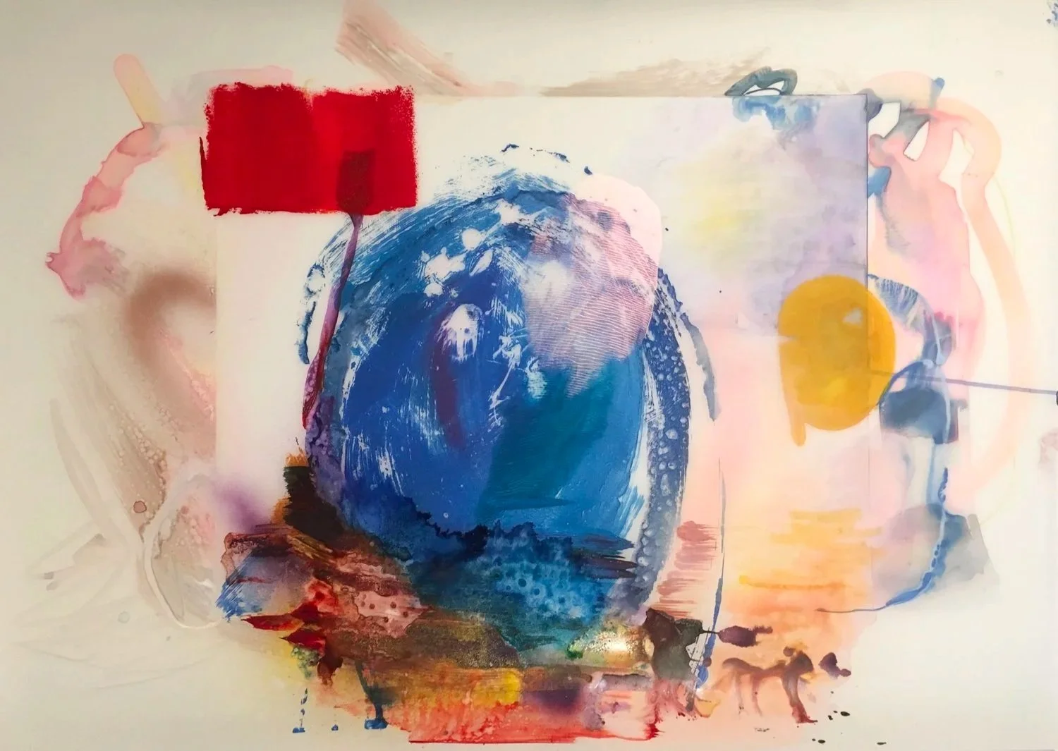 Fool 
2019
Acrylic, on durlar paper
38x28.5in