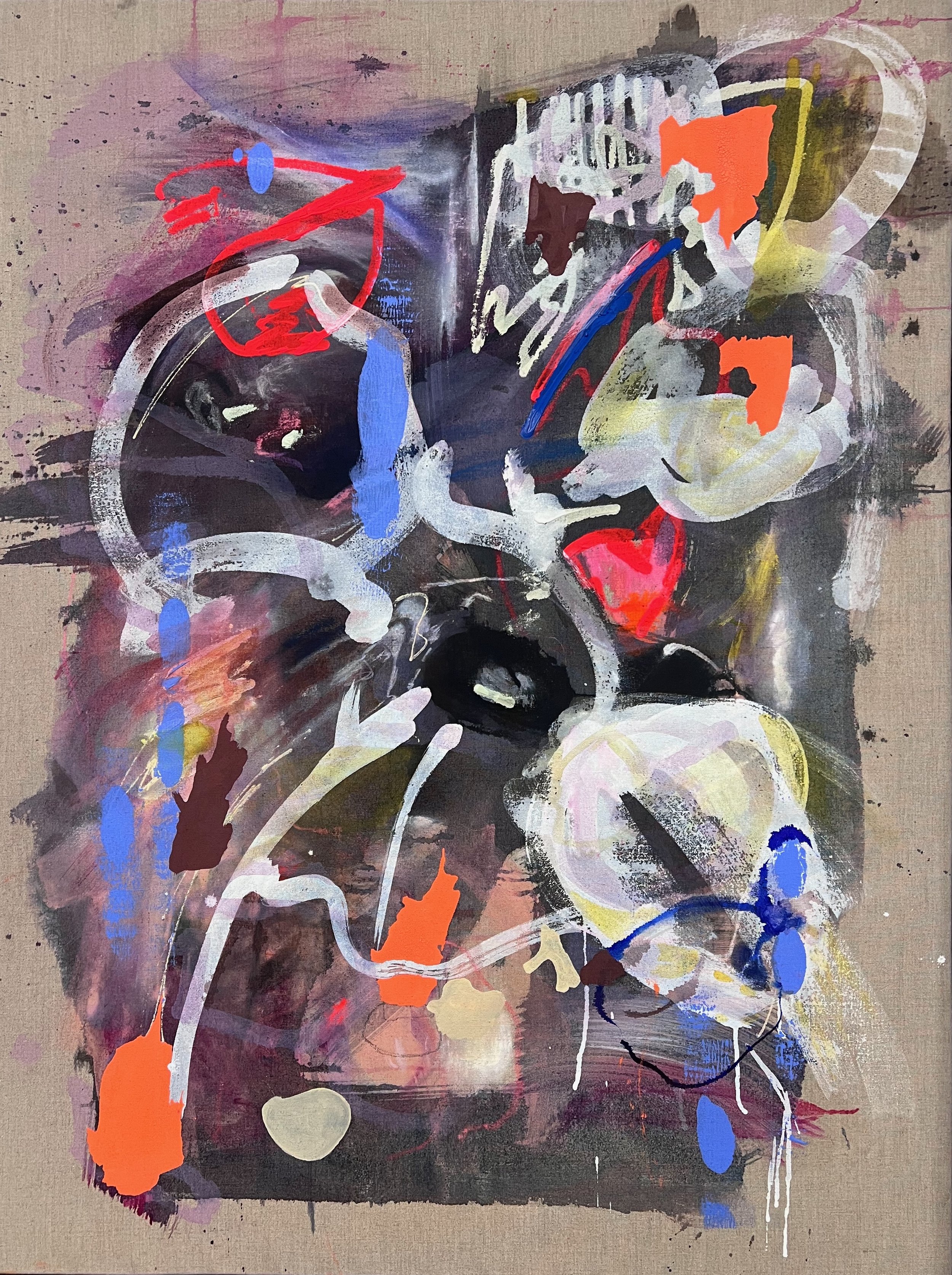 In Search of You
2025 
Acrylic on raw Belgium linen
36x48 in