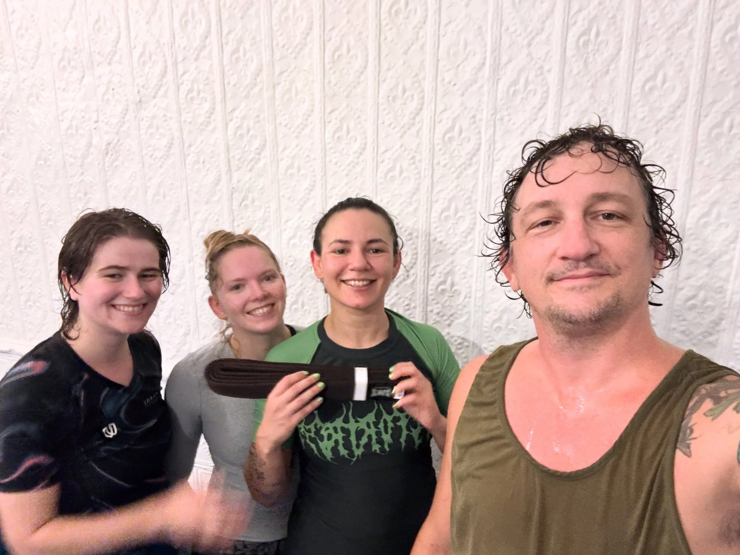 Farewell Zoey and congrats to @aish.aish.bb &mdash; we have a new brown belt in town! 

#jadefortressmartialarts #bjj #bjj4life #brownbelt #sayonara