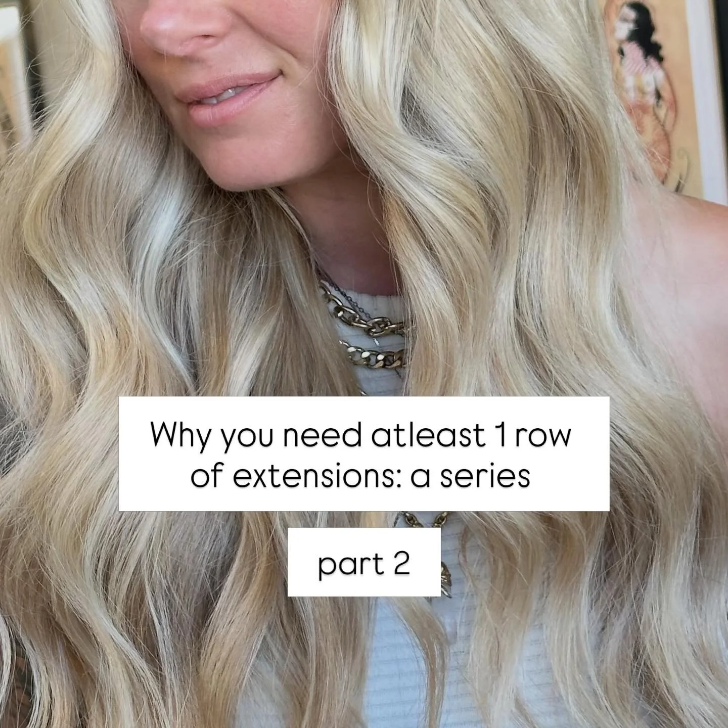 Not everyone needs 2&ndash;3 rows of extensions.
Sometimes one row is the sweet spot.

One row is perfect for the woman who:

&bull; Wears her hair down most days
&bull; Wants an easier morning routine
&bull; Doesn&rsquo;t want high maintenance
&bull