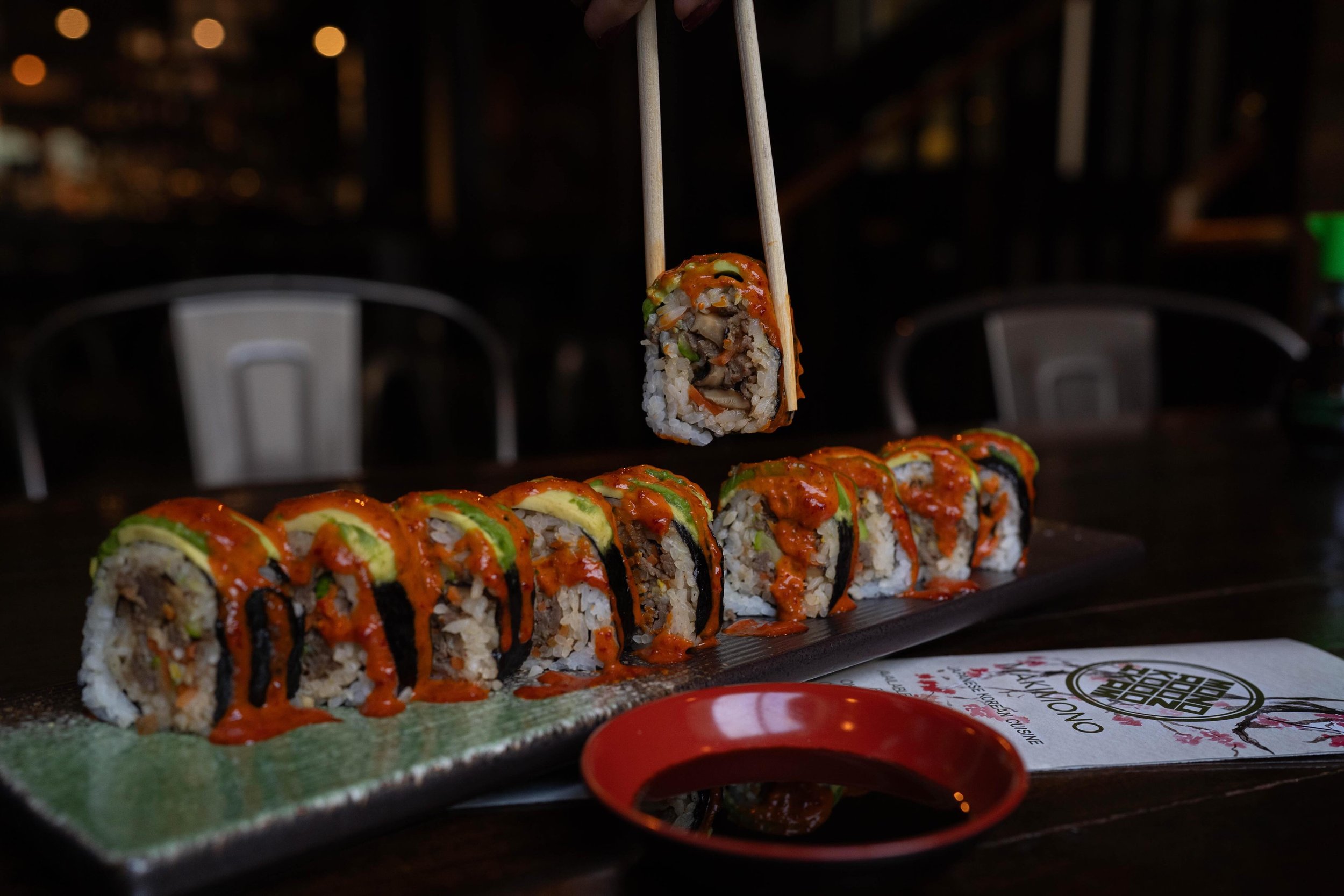 Who is into a Korean Roll called Kimbap? The protein could be spicy pork or bulgogi. 

Makimono 
📍99 Krog St. NE suite X, Atlanta, GA 30307
📞(470)355-9556

#atlantafood #koreanfusion #bulgogi #krogstreetmarket #inmanpark