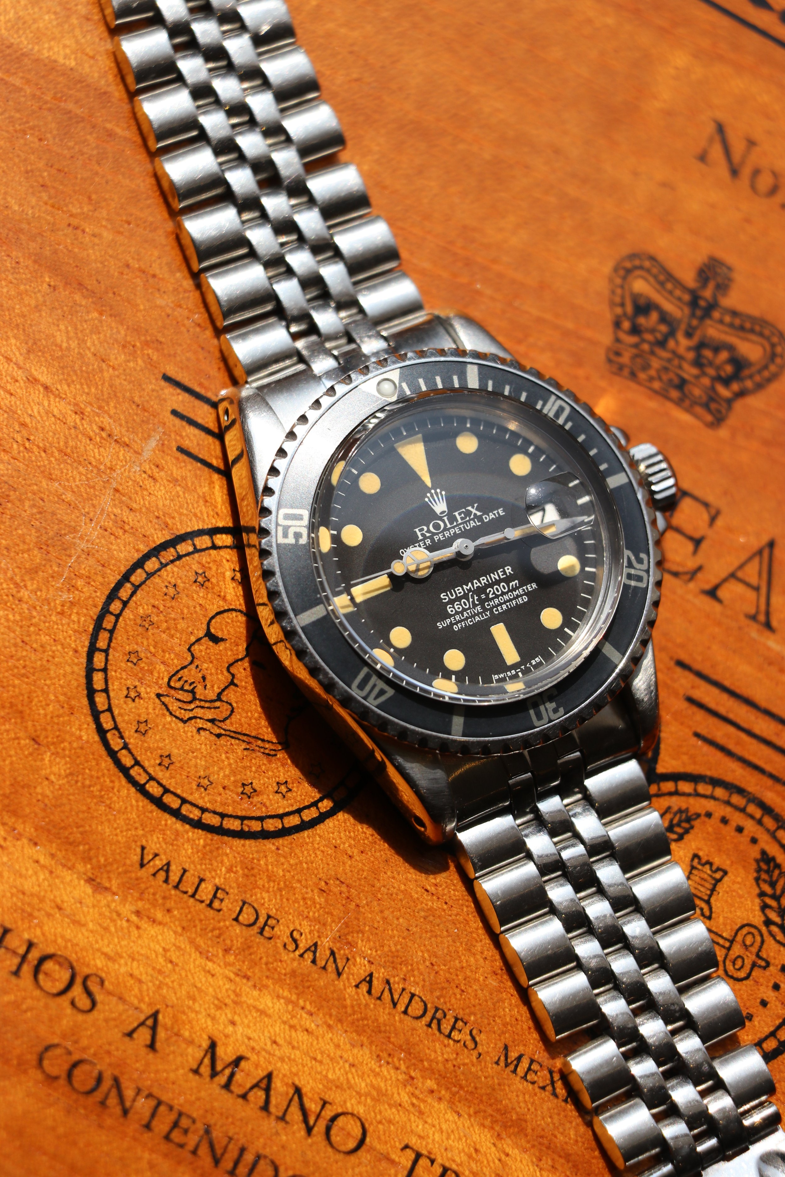 Rolex Submariner 1680 Pumpkin Patina