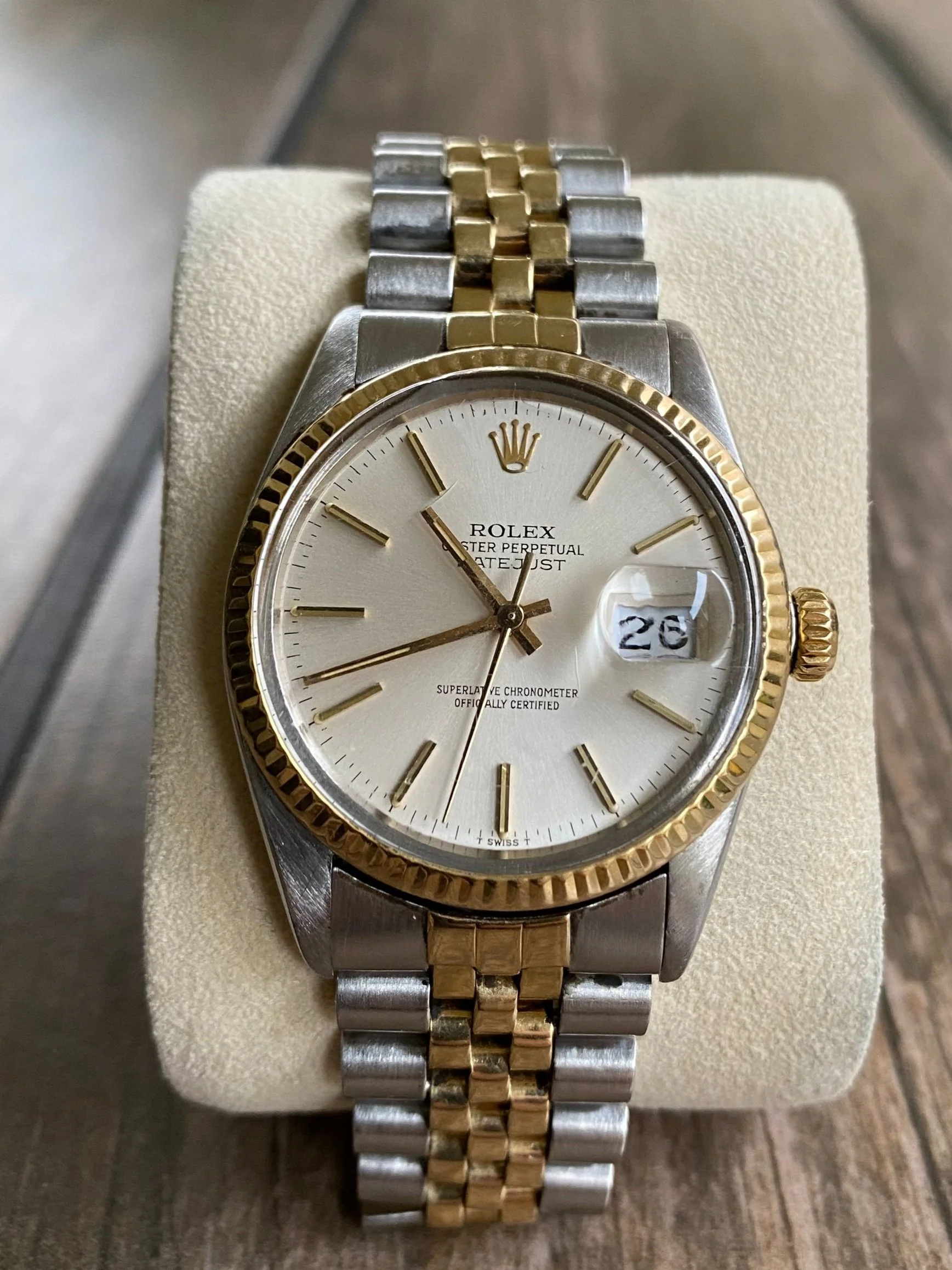 Rolex Datejust 16013 Silver Dial