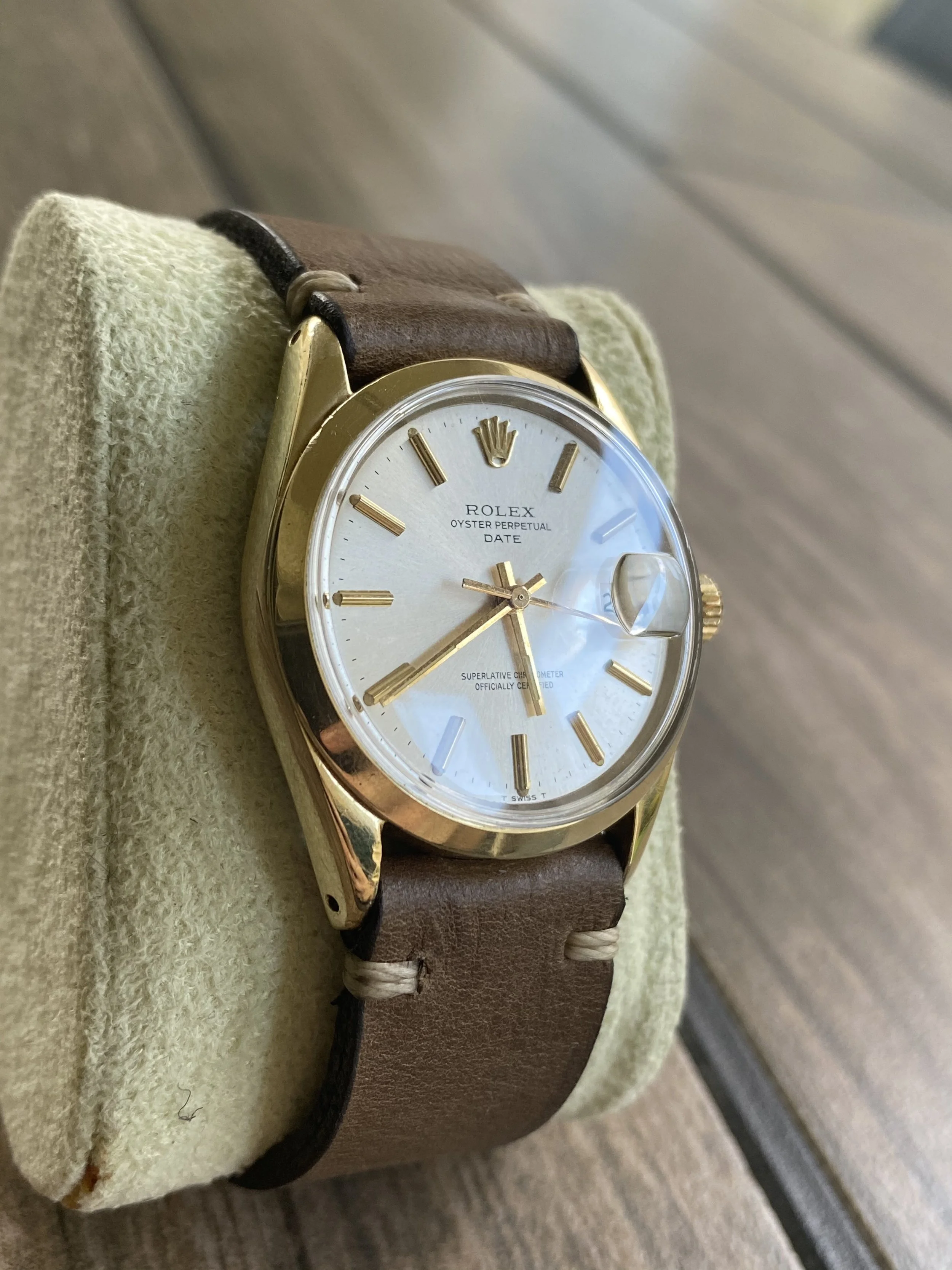 Rolex Date 1550 Silver Dial