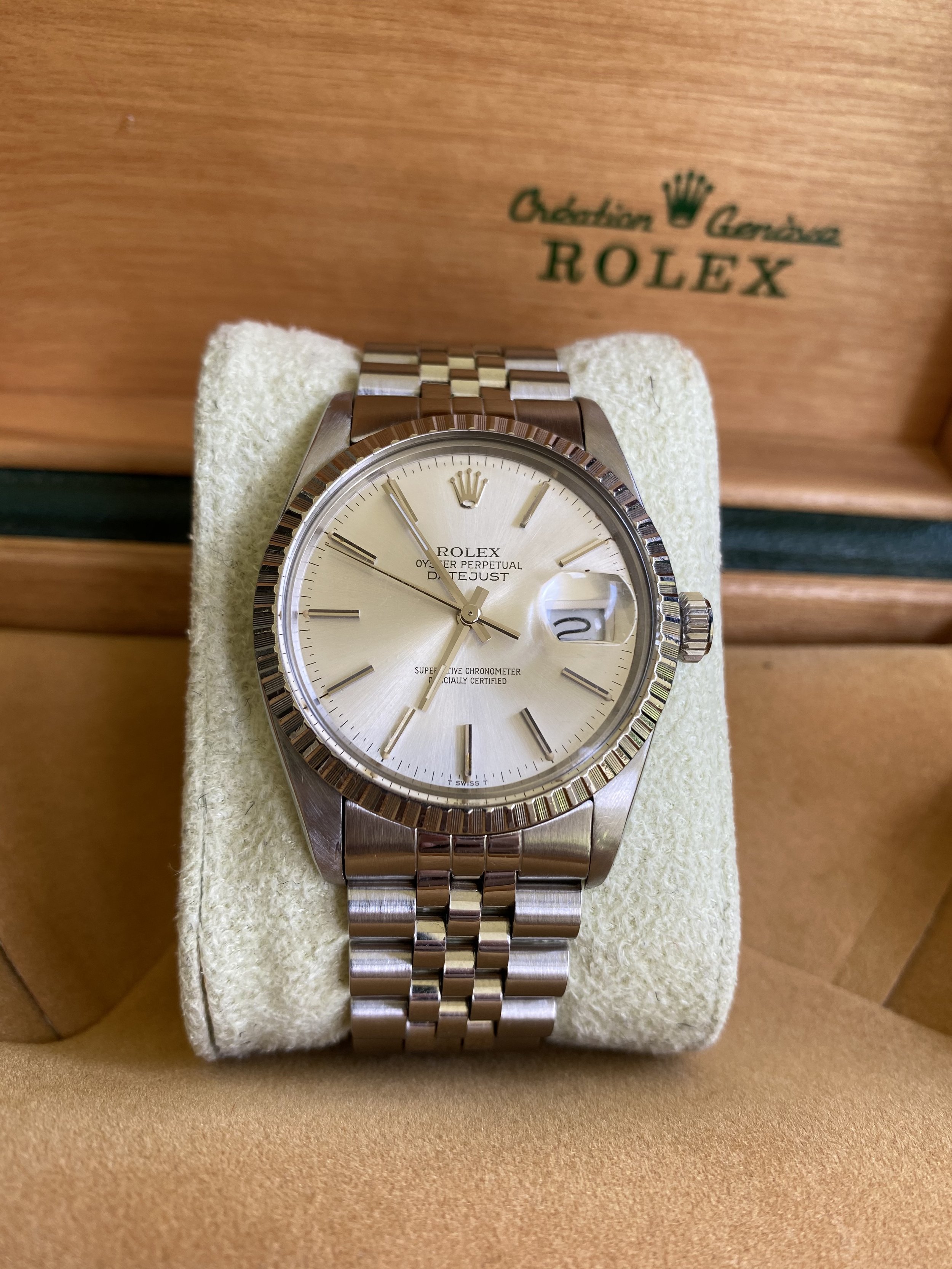 Rolex Datejust 16030 Silver Dial