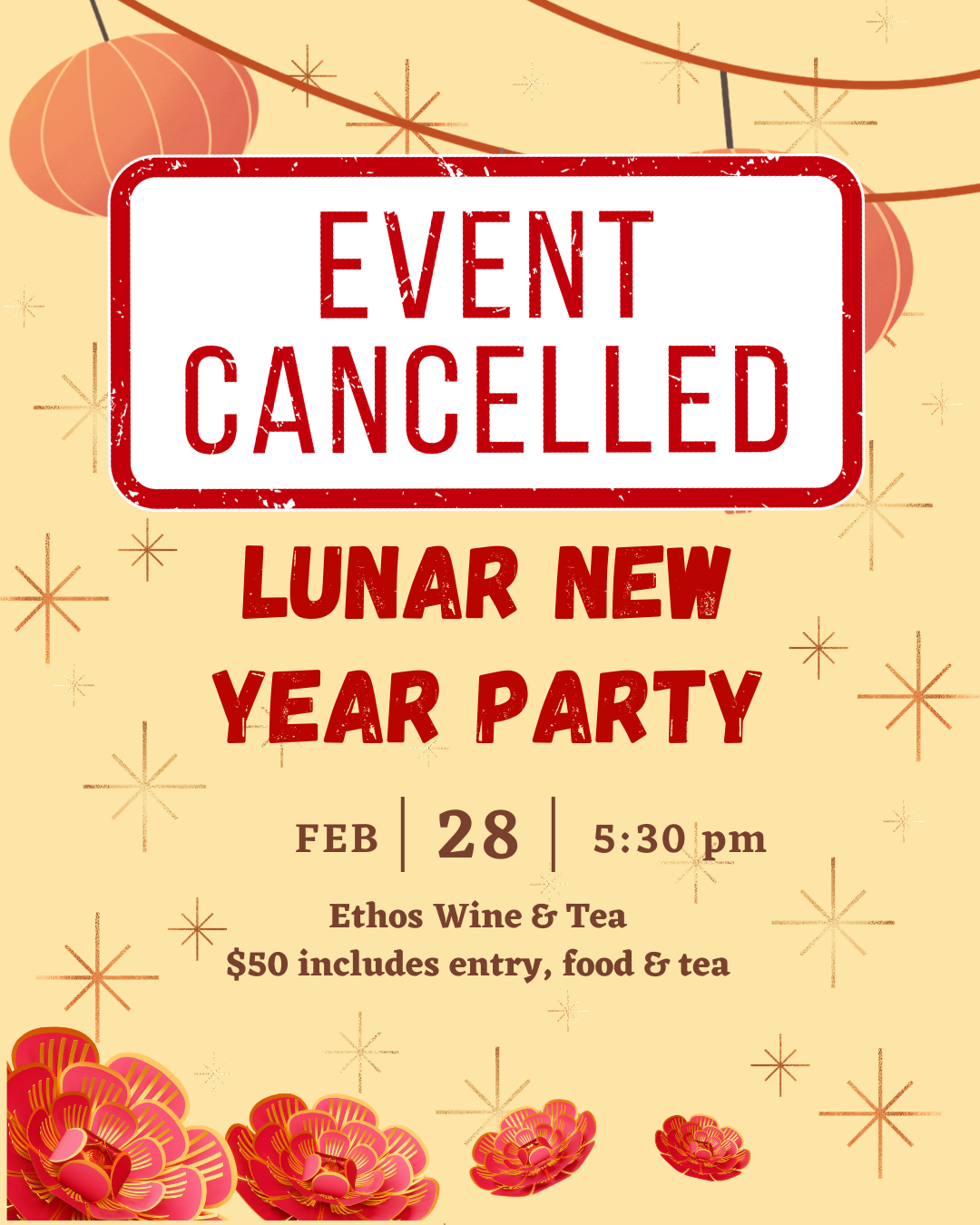 CANCELLED — Lunar New Year Party