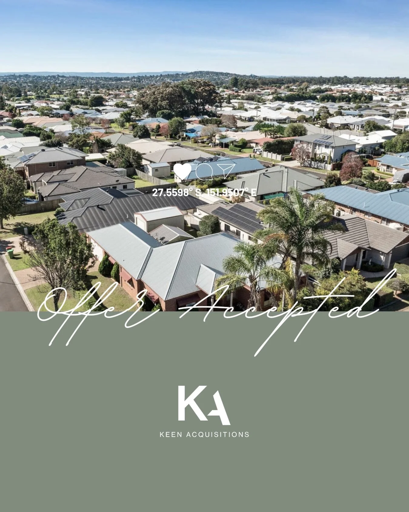 Offer accepted 🤝

Really happy to share that our clients have just secured a fantastic investment property. The market is moving quickly right now, with investors and first-home buyers jumping in off the back of the 5% grant - competition is intense