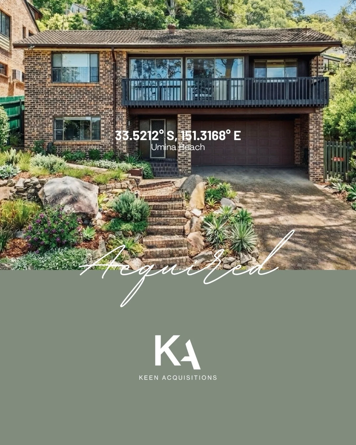 Acquired! 🏡

So pumped to share this one. I helped some first home buyers get into the Umina Beach market and I couldn&rsquo;t be more stoked for them.
An older original build with heaps of potential, and they are ready to bring it back to life.​​​​