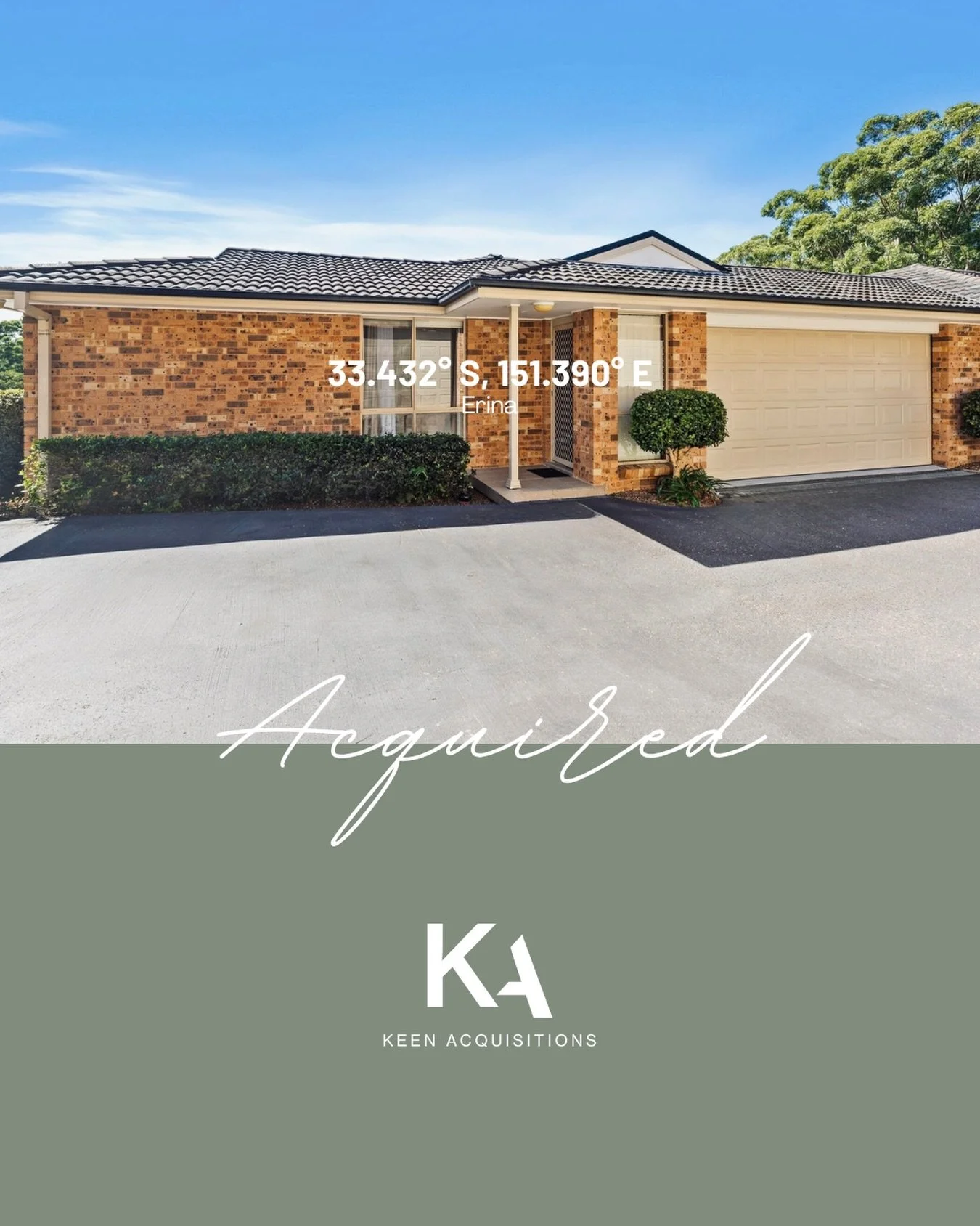 Acquired 🤝

My client was buying from Dubai, which meant she had to place 100% trust in me to find the right property, inspect it, and negotiate on her behalf - without ever setting foot in it herself.

It wasn&rsquo;t a quick one. With things shift