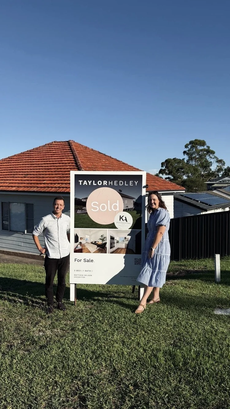 Happy buyers with Mitch Keen