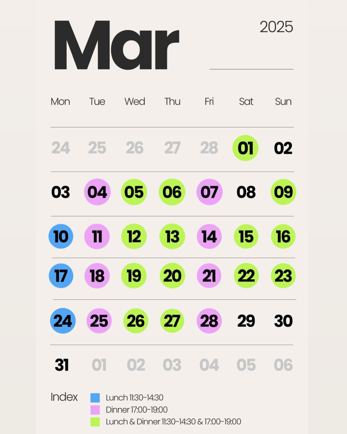 Our calendar shows opening times 2 months in advance to make planning your DAIKAN treat easy! Check out our opening times March and April on website.

#daikanuk #daikanbristol #bristoleats #bristolfood #bristolfoodie #bristolfoodanddrink #bristoluk#b