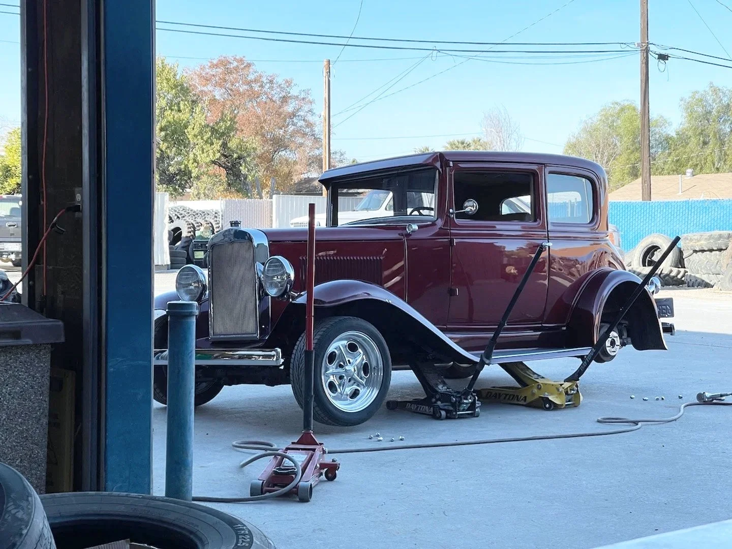 A customer’s beautiful classic from the past. Cars like this remind us why we love what we do. This old soul is a great reminder that good tires matter at any age. We’re glad to help keep it rolling, and we truly appreciate being trusted with somethi