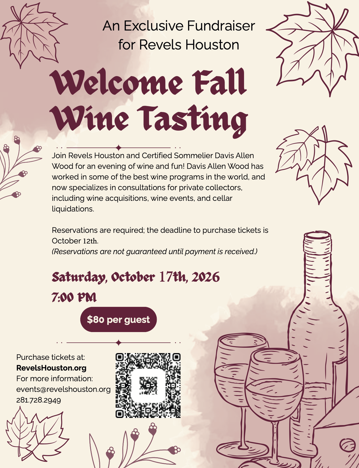 Welcome Fall Wine Tasting