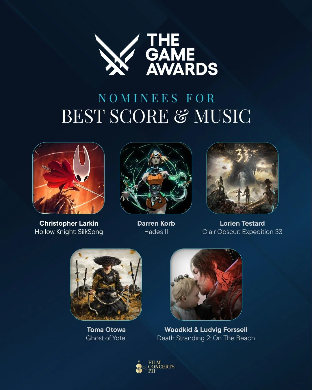 This year&rsquo;s The Game Awards nominees for Best Score &amp; Music are in! 🙌 Which game's score gets your vote?

#Games #VideoGames #TheGameAwards #VideoGameComposers #Composers
