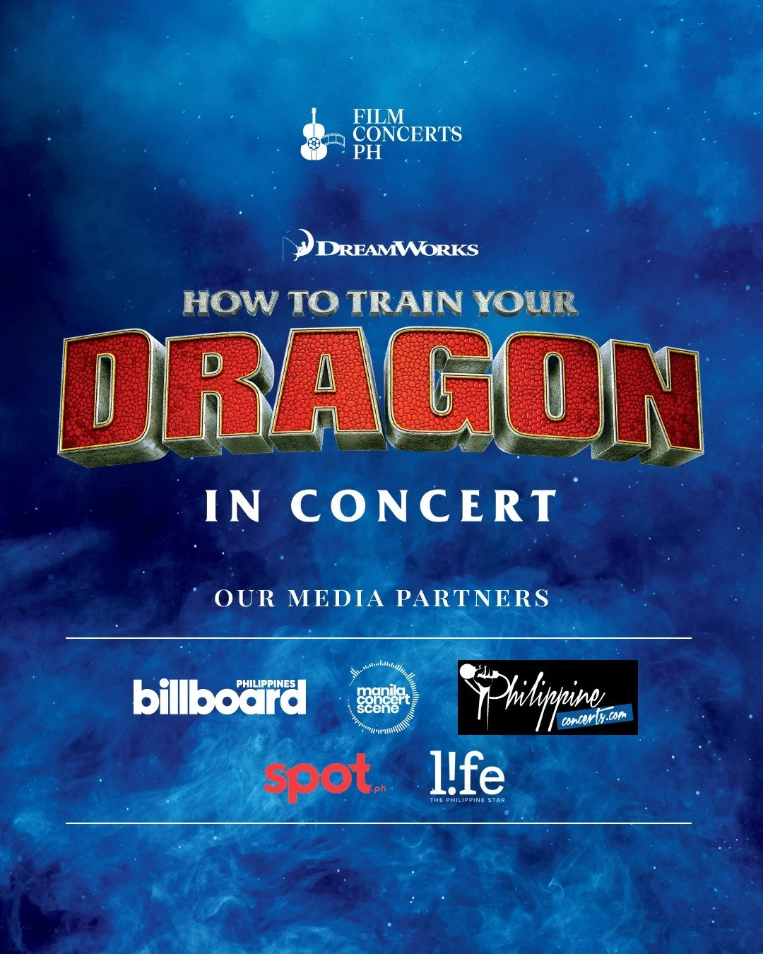 Just like Hiccup and Toothless, we couldn&rsquo;t have done it without our trusted allies by our side. 

We'd like to extend our gratitude to the followng Media Partners for soaring with us! 🐉

#HowToTrainYourDragon #HTTYD #HTTYDinConcert #MediaPart