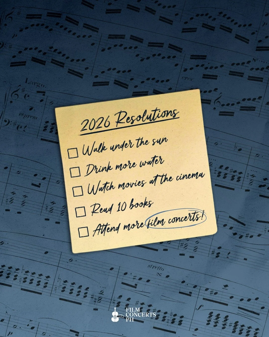 How many film concerts do you want to attend this 2026? 🤔

#NYR #NewYear #FilmConcerts #FilmConcertsPH