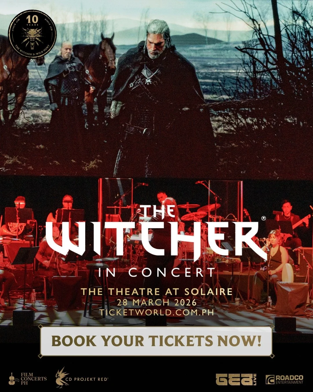 Your journey on The Path awaits, Witcher! 🐺

Join Geralt of Rivia as he travels The Continent in search of his adoptive daughter, Ciri in this 10th anniversary concert for The Witcher 3: Wild Hunt. 

Percival Schuttenbach (@percivalwhl), co-composer