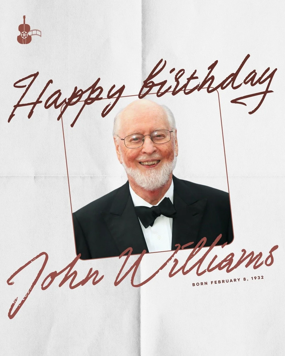 Today we celebrate John Williams' 94th birthday! The legendary composer who turned stories into unforgettable melodies that live far beyond the screen.

Thank you for the magic and the music that will echo forever. 🎶

#HappyBirthday #JohnWilliams #C