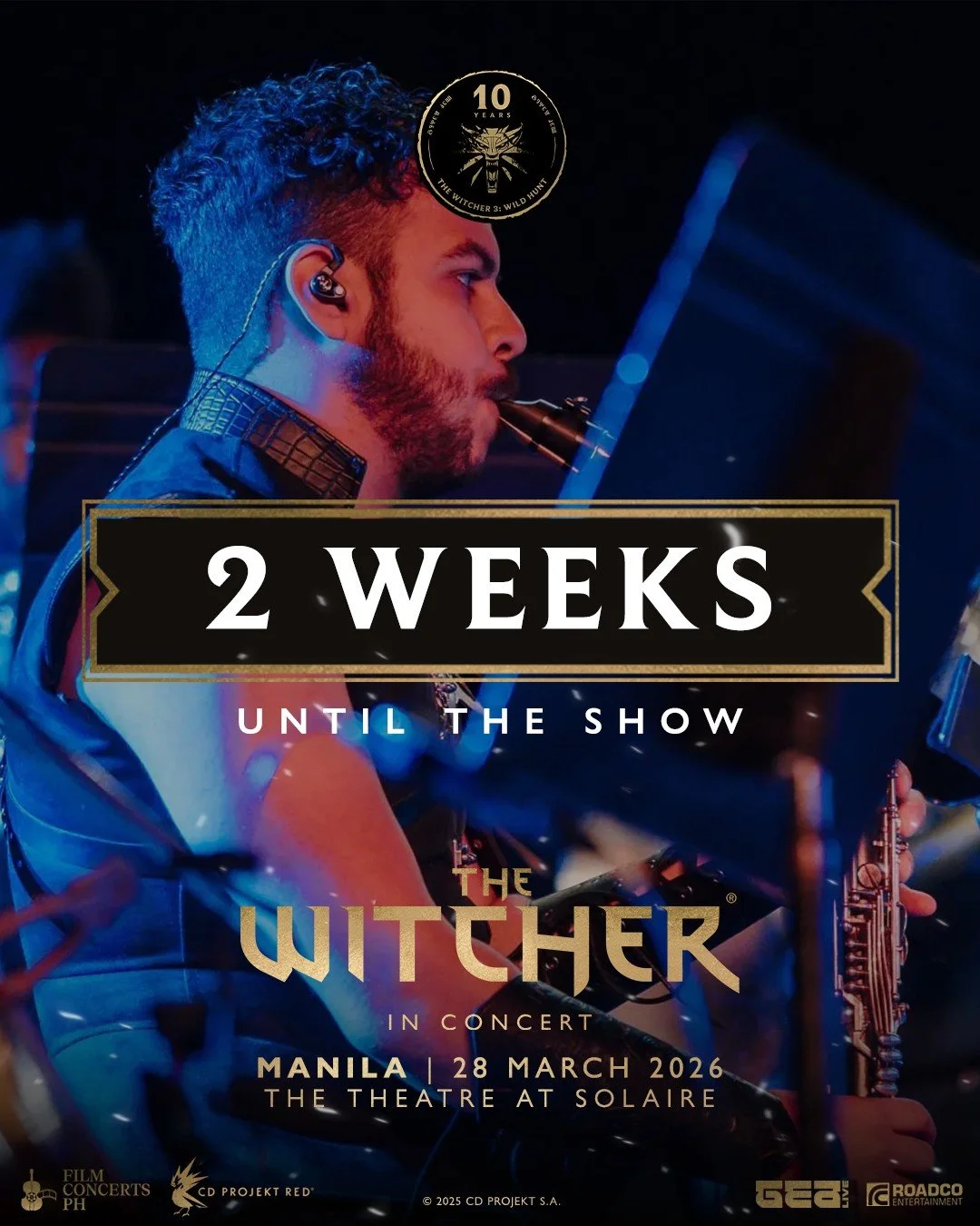 The Wild Hunt begins in 𝟮 𝘄𝗲𝗲𝗸𝘀! 🗡️

Witness the magic of music come to life with Percival Schuttenbach and the Filharmonika Orchestra at 𝐓𝐡𝐞 𝐖𝐢𝐭𝐜𝐡𝐞𝐫 𝐢𝐧 𝐂𝐨𝐧𝐜𝐞𝐫𝐭. 

⚔️ We still have tickets available for March 28, 2026, 3:00 