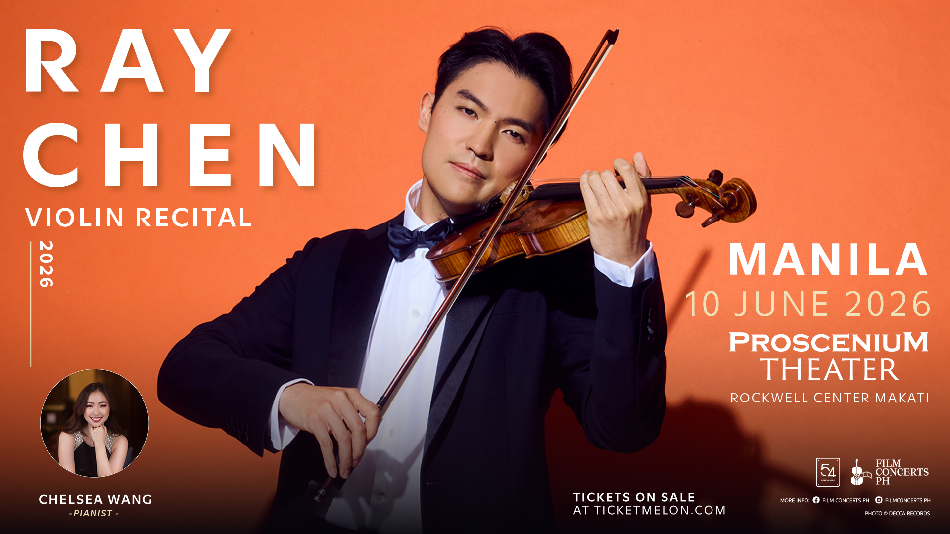 Ray Chen Violin Recital - Live in Manila — Film Concerts PH