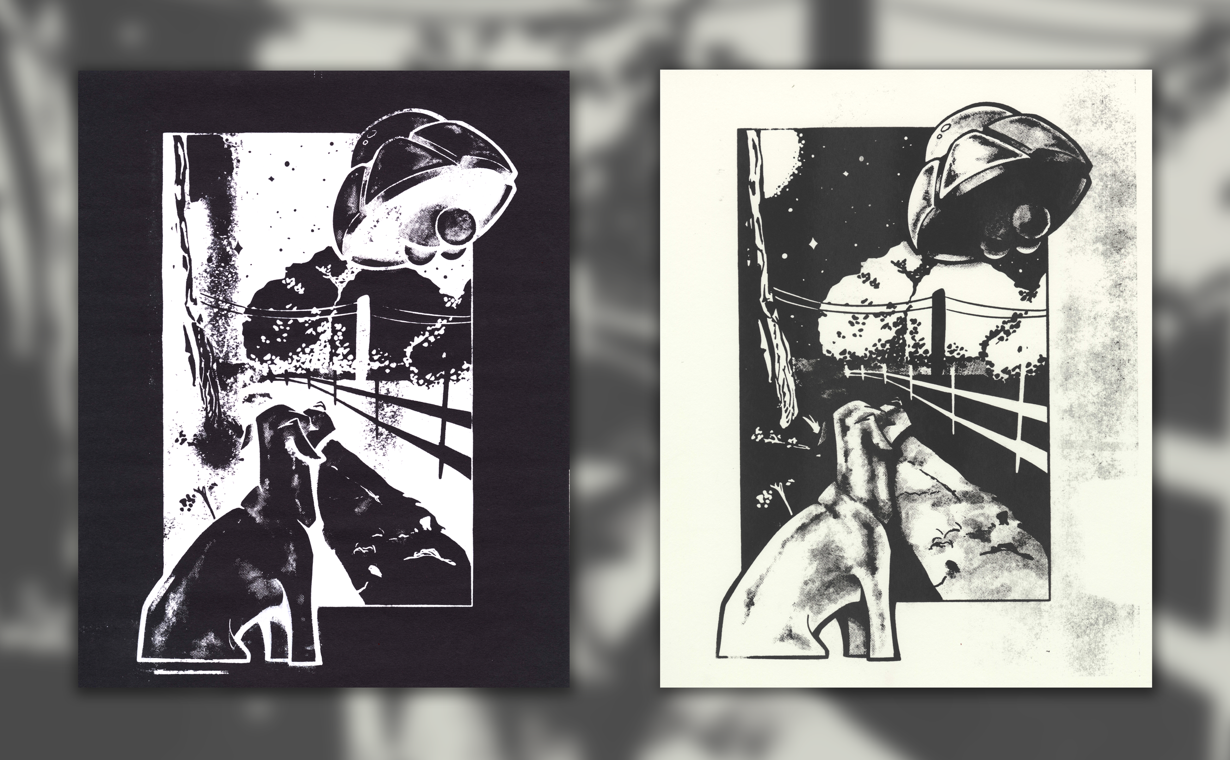 Diptych Screen Print