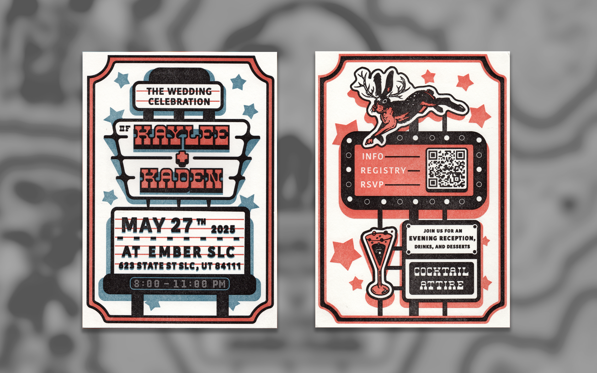 Custom Wedding Invitation