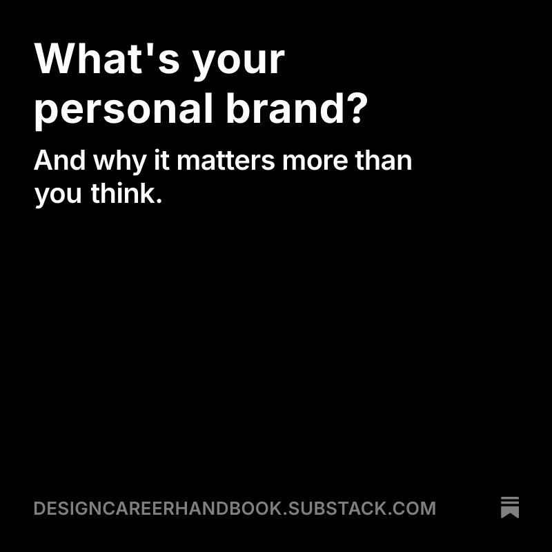 Your personal brand matters more than ever.