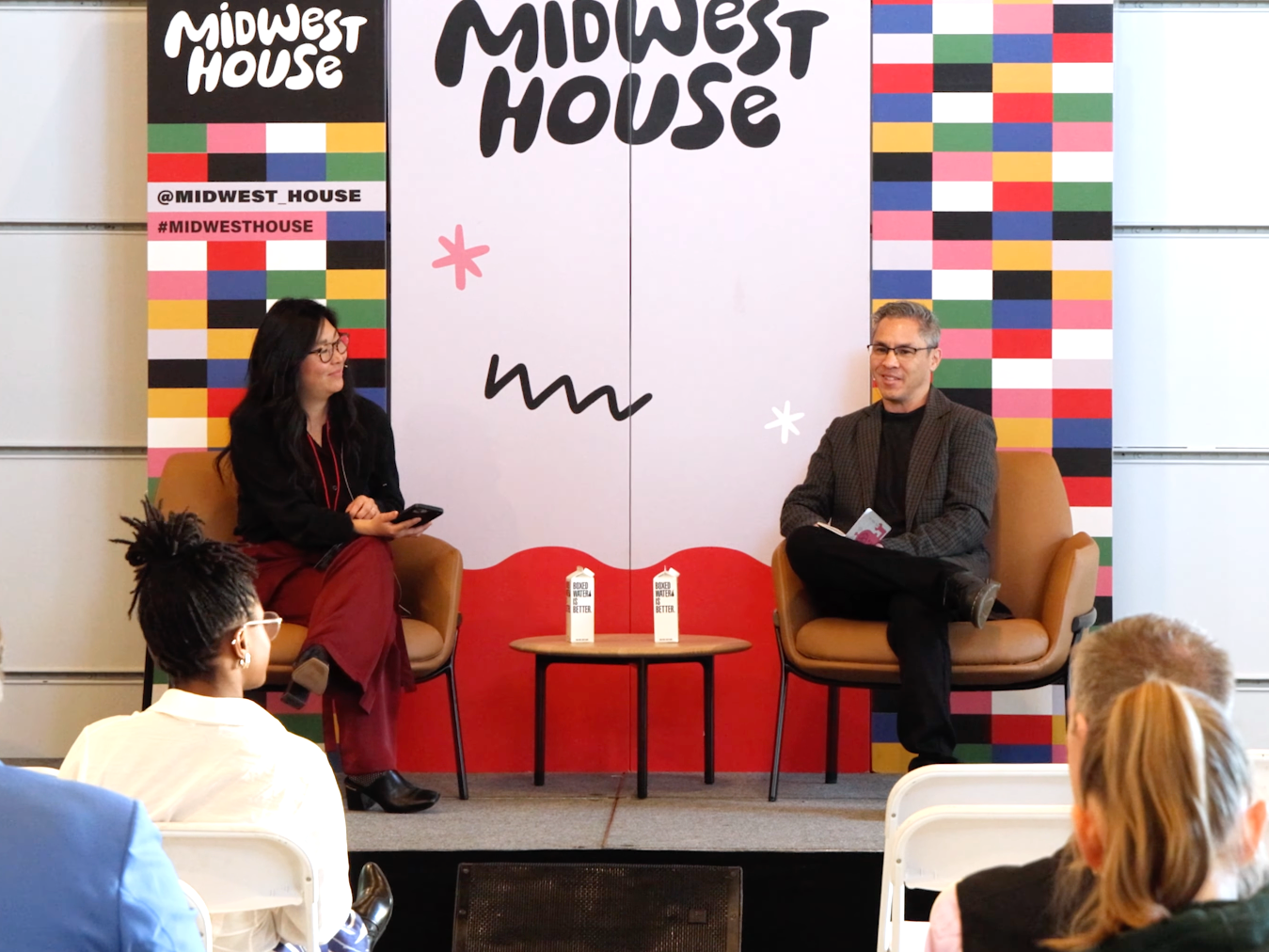 Kevin and Trista Van Tine had a fireside chat on human-first networks at the inaugural Midwest House Summit.