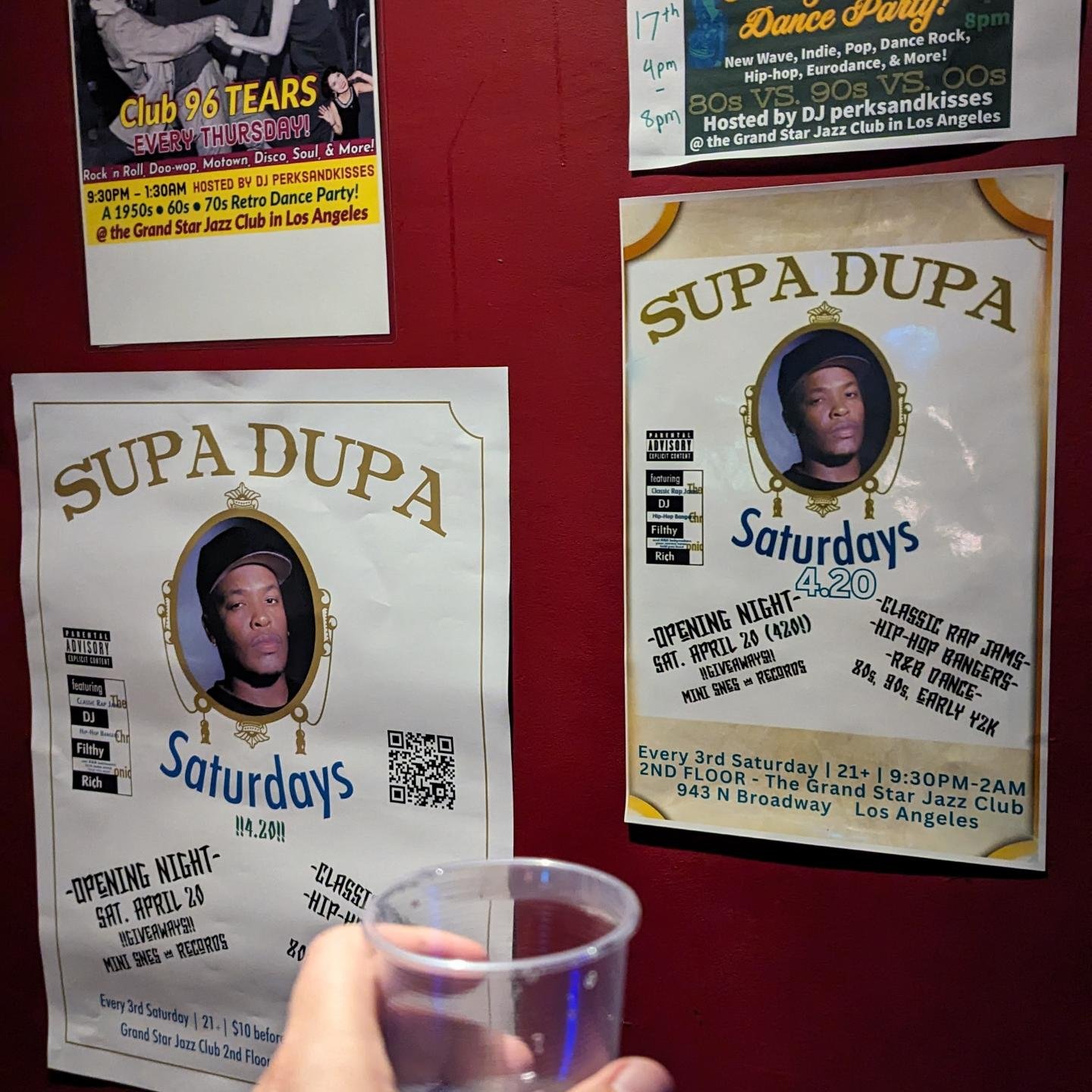 First posters!! So excited for Saturday 4/20!! Getcha discount tickets noww http://supadupala.com