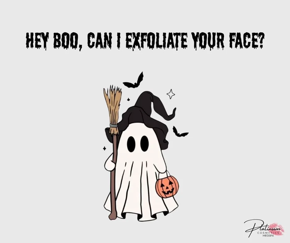 👻 Hey Boo&hellip; can I exfoliate your face? ✨

Let&rsquo;s talk exfoliation &mdash; it&rsquo;s the process of gently removing dead skin cells from the surface of your skin to reveal that fresh, healthy glow underneath. 🌿

✨ Benefits of exfoliating
