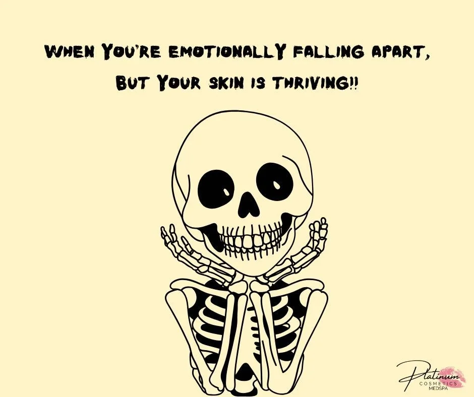 🫠 When you&rsquo;re emotionally falling apart&hellip; but your skin is absolutely thriving ✨

Because sometimes self-care starts with glowing skin &mdash; even if life feels a little chaotic. 💅

Let us help you get your skin on point this holiday s
