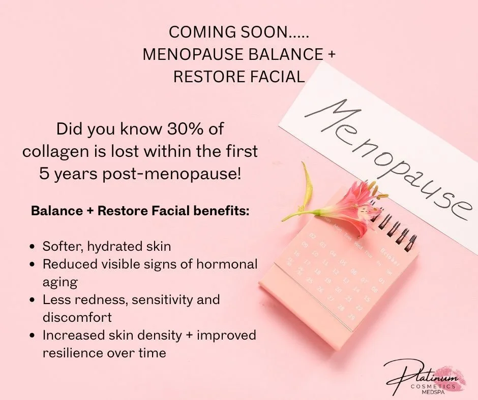 😱 Did you know 30% of collagen is lost within the first 5 years post-menopause?! 💔

Those hormonal changes can leave your skin feeling dry, dull, and less firm &mdash; but don&rsquo;t worry, we&rsquo;ve got your glow covered! ✨

🌸 COMING SOON: Our