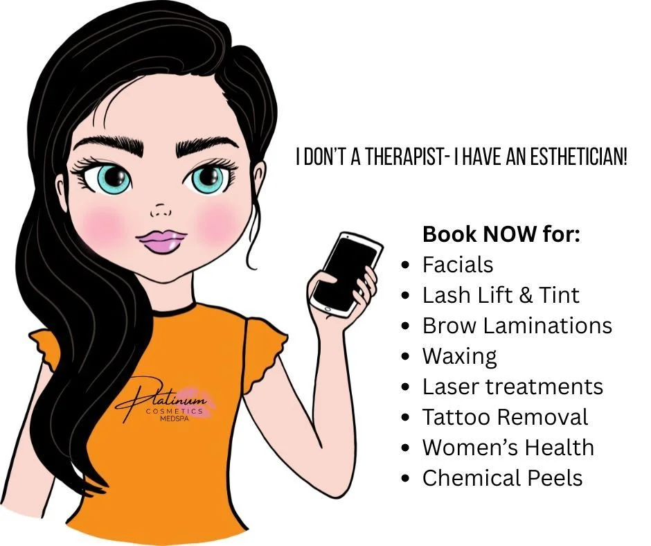 💆&zwj;♀️ &ldquo;I don&rsquo;t need a therapist&hellip; I have an Esthetician!&rdquo; 💋✨

Because sometimes, a good facial and a little self-care can fix almost anything! 😉

Now&rsquo;s the perfect time to treat yourself &mdash; we&rsquo;ve got ama