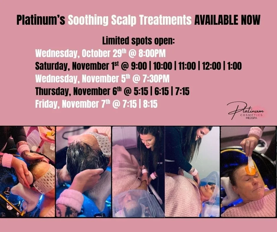 💆&zwj;♀️✨ Platinum&rsquo;s Soothing Scalp Treatments are NOW AVAILABLE! ✨💆&zwj;♀️

If you&rsquo;ve been craving deep relaxation &mdash; this is your moment.

Melt into a luxurious scalp + upper body massage with Brittany and let the world disappear