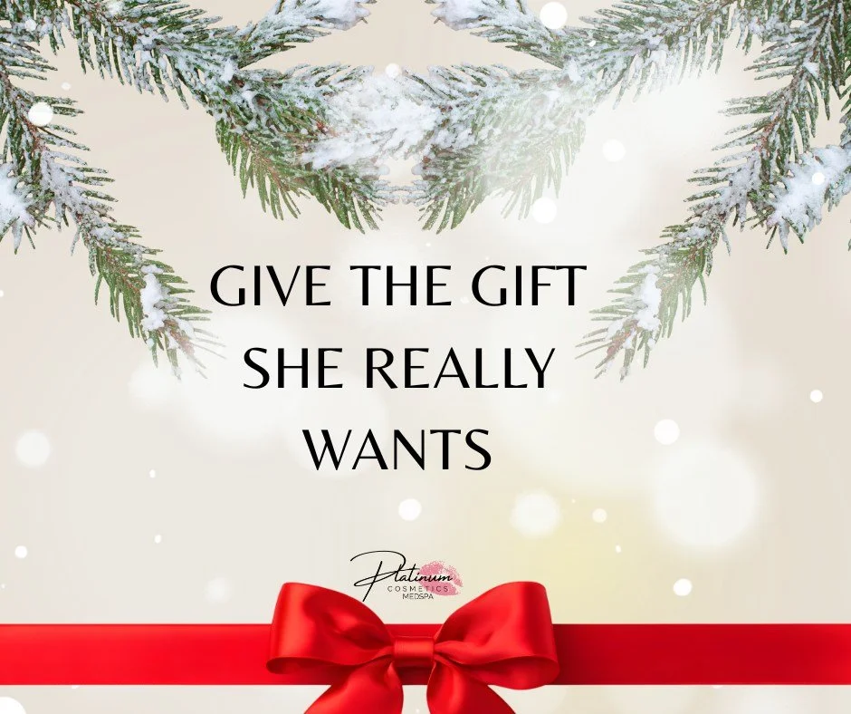 🎁✨ Give the Gift She Really Wants This Christmas! ✨🎁

Still guessing what to get her? Stop guessing &mdash; we already know!

Give her the gift that makes her feel confident, pampered, and glowing with a Platinum Cosmetics Gift Certificate!

💋 Buy