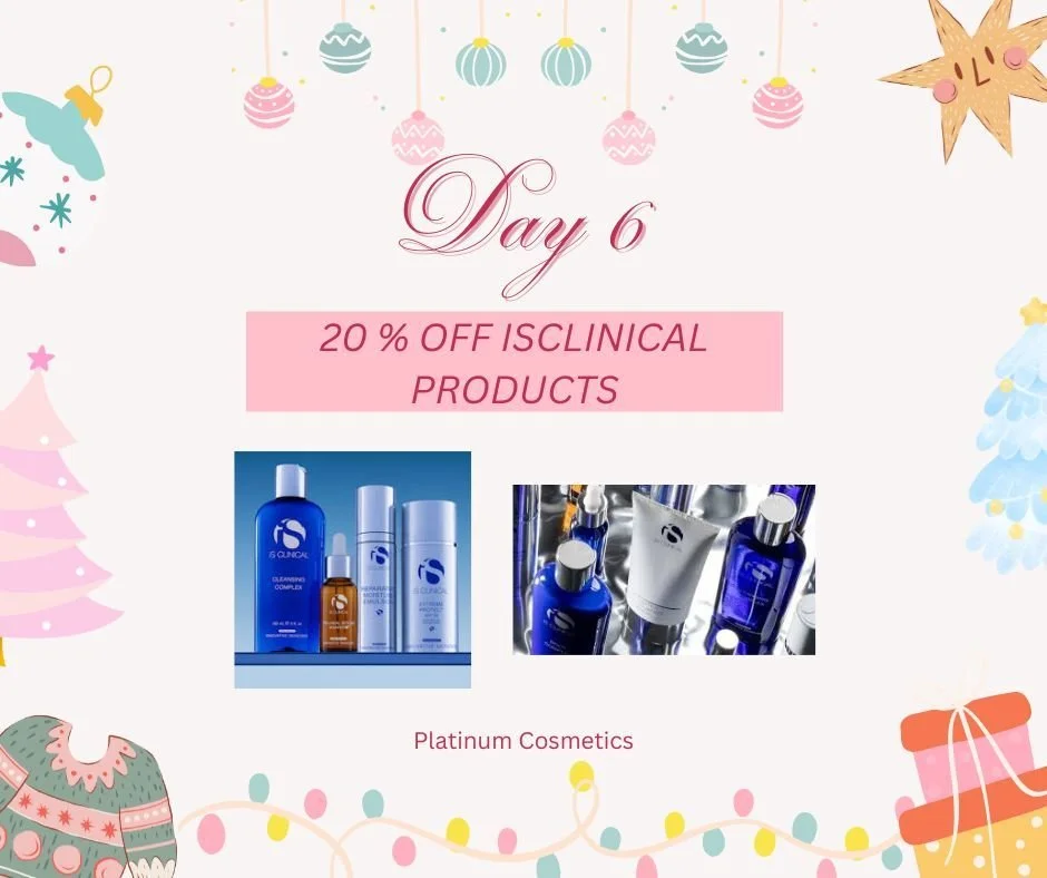 🎄 DAY 6 &mdash; 20% Off iS Clinical Products

Treat your skin on Day 6! 🎄
Enjoy 20% OFF all iS Clinical products &mdash; including customer faves!
Only today&hellip; don&rsquo;t miss this one. ✨💙