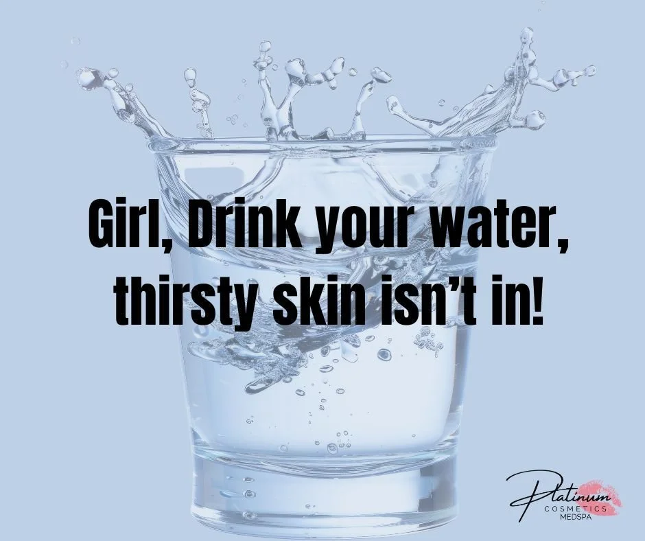 💧✨ Girl&hellip; drink your water. Thirsty skin is NOT in. ✨💧

Hydrated skin = happy, glowing skin 💁&zwj;♀️ When your body is properly hydrated, your skin shows it&mdash;plumper, smoother, brighter, and healthier overall.

💦 Why water matters for 