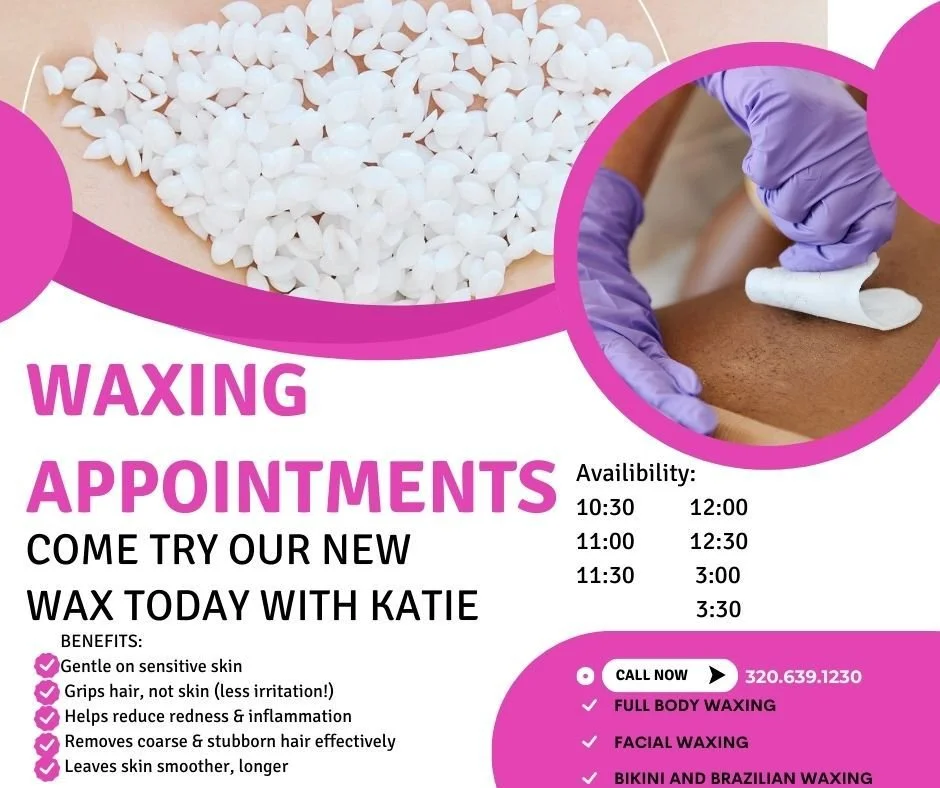 Smooth skin just hits different ✨

If you&rsquo;ve been putting off your wax appointment&hellip; this is your sign. Katie is ready to get you silky smooth, confident, and feeling your best.

Less shaving. Longer-lasting results. Softer regrowth. Zero