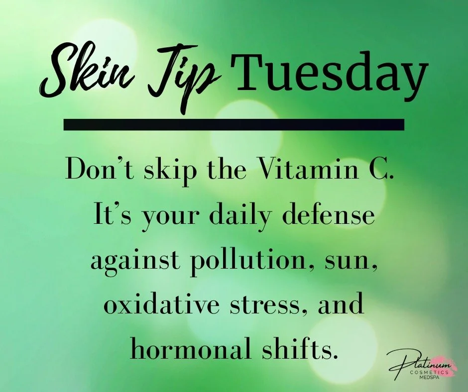✨ Skin Tip Tuesday ✨

Vitamin C is your new BFF 💛

Yes, SPF is a must&hellip; but it&rsquo;s not enough to fully protect your skin from everything life throws at it &mdash; pollution, stress, sun damage, and daily environmental exposure.

That&rsquo