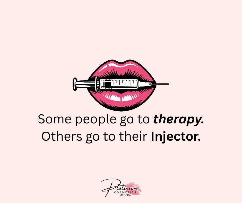 Some people go to therapy&hellip;
Others go to their injector 💉😉

A little tox. A little filler. A whole lot of confidence.

If you&rsquo;ve been thinking about refreshing your look, this is your sign to get on our books. Limited appointments avail