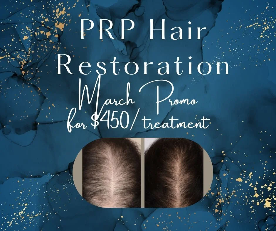 Stronger. Thicker. Healthier hair starts here ✨

Our PRP Hair Restoration treatment is just $450 per session for a limited time 🙌

Stimulate natural hair growth, strengthen thinning areas, and wake up dormant follicles using your body&rsquo;s own gr
