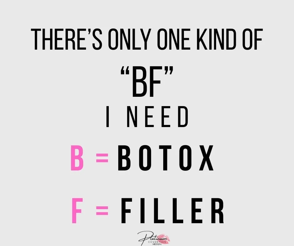 💕 The only BF I need&hellip;

B = Botox
F = Filler

Because sometimes the best relationship is the one that keeps you looking refreshed and confident. ✨

Botox Benefits:
✔️ Softens fine lines and wrinkles
✔️ Prevents deeper lines from forming
✔️ Cre