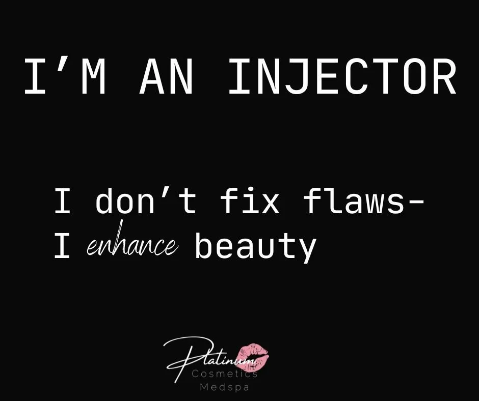 ✨ I&rsquo;m an Injector&hellip; But I Don&rsquo;t &ldquo;Fix&rdquo; Flaws. ✨

Because the truth is &mdash; you were never flawed to begin with.

As an injector, my goal isn&rsquo;t to change who you are. It&rsquo;s to enhance the beauty that&rsquo;s 