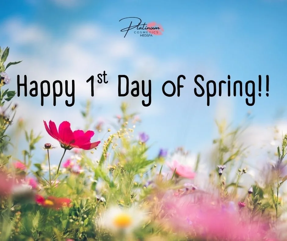 🌸 Hello Spring! 🌸

The first day of spring is here, and we are so ready to trade the winter blues for sunshine, warmer weather, and glowing skin. ☀️

With summer right around the corner, now is the perfect time to start planning your facials, waxin