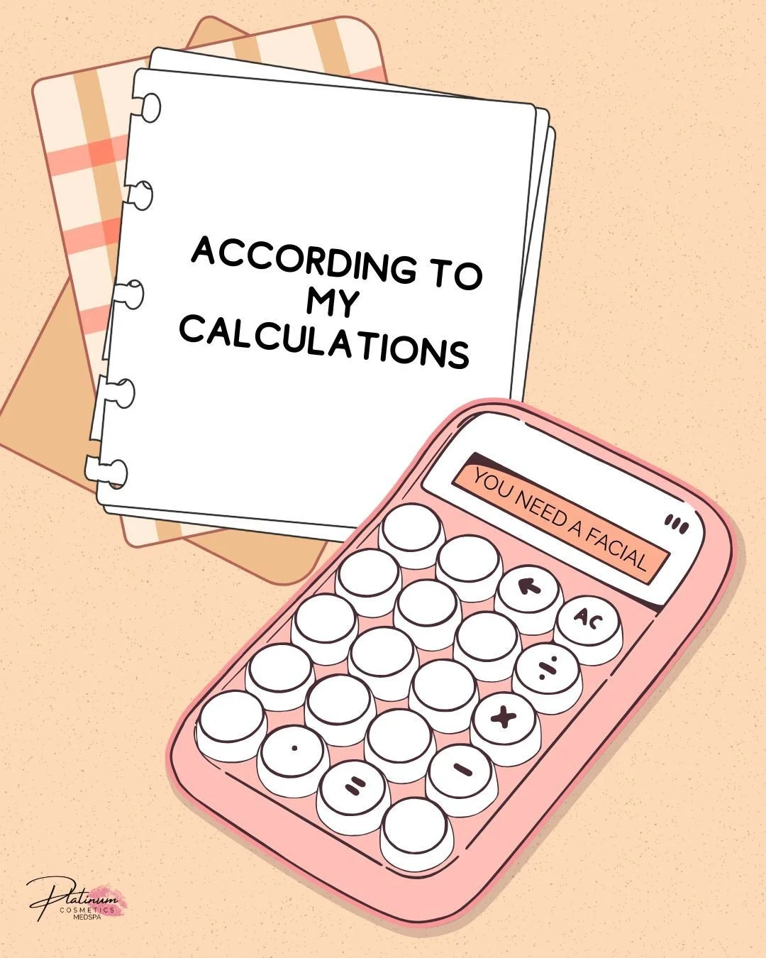 According to my calculations&hellip; you need a facial 🧪✨

Trust me, I did the math 😉💆&zwj;♀️ #GlowUpTime