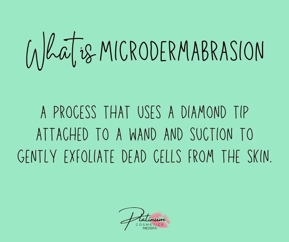 ✨ Monday Microdermabrasion ✨

Start your week with a fresh glow!

Microdermabrasion is a gentle exfoliating treatment that removes the outer layer of dead skin cells using a specialized diamond tip or crystal device. This process helps reveal smoothe
