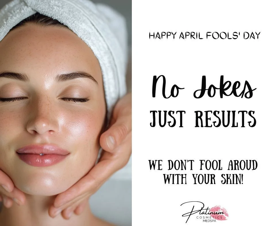 😜 April Fools&rsquo; Day&hellip; but we&rsquo;re not joking about your skin.

While everyone else is pulling pranks today, at the med spa we keep things simple: no jokes, just results. ✨

When it comes to your skin, we don&rsquo;t fool around. Our t