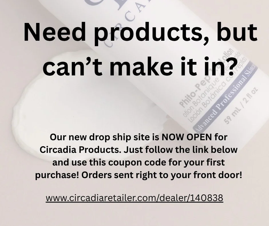 ✨🛍 Our NEW Drop Ship Site is LIVE! 🛍✨
Getting your favorite Circadia products just got easier than ever 🤍

Can&rsquo;t make it into the spa? No problem &mdash; now you can order your must-have skincare right from home and have it delivered straigh