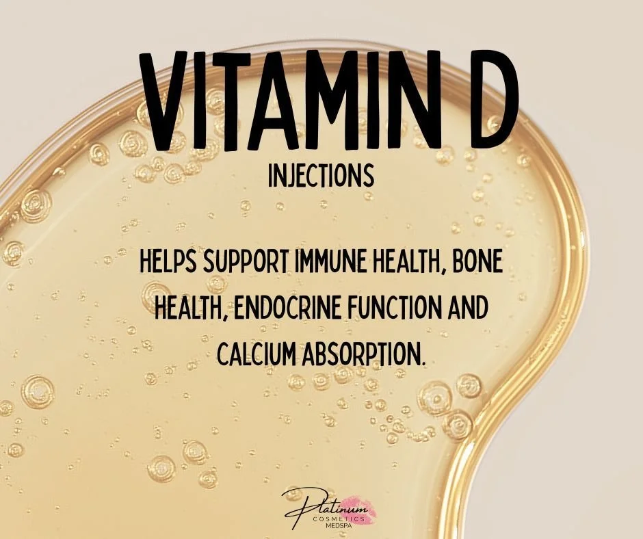 ☀️💉 Vitamin D Injections &mdash; Your Sunshine Boost, Anytime 💉☀️

Feeling low on energy or run down? Your body might be craving more Vitamin D &mdash; and injections are a fast, effective way to replenish your levels 🤍

Why Vitamin D matters:
✨ S