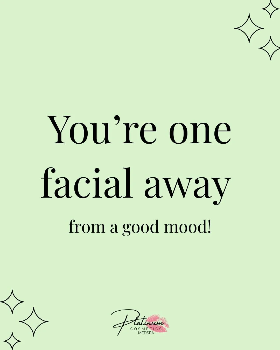 Feeling off lately? 👀✨
You might just be one facial away from a better mood 💕

Let us take care of you&mdash;book today
(320) 639-1223